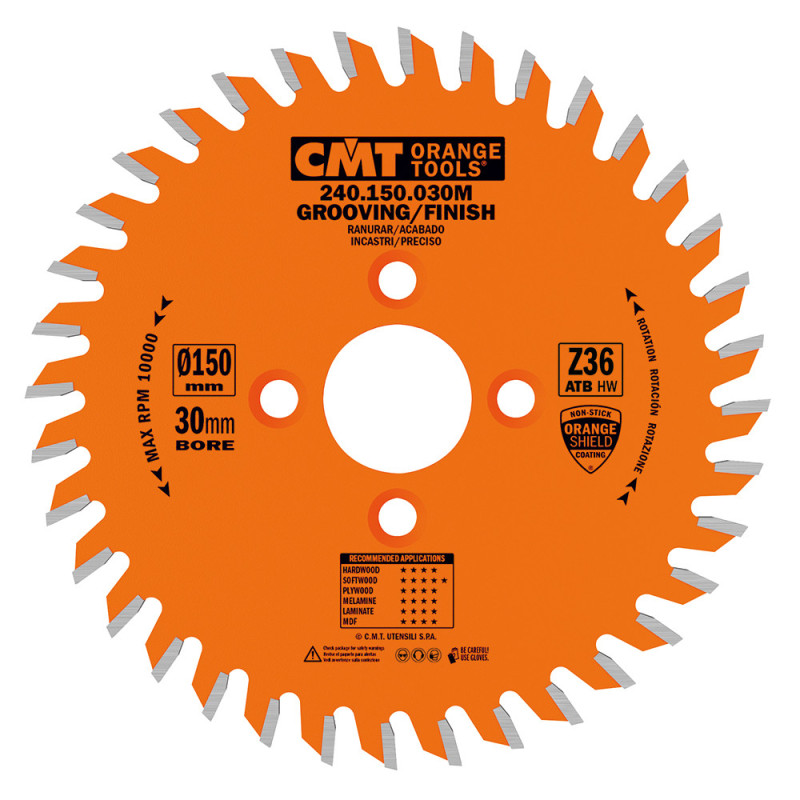 240.150.030M Piła tarcza D-150 F-30 Z-36 K/P-3,0/2,2 PH- 4/6,5-12/48 CMT