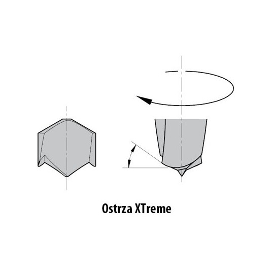 Wiertło Xtreme długie nieprzelotowe