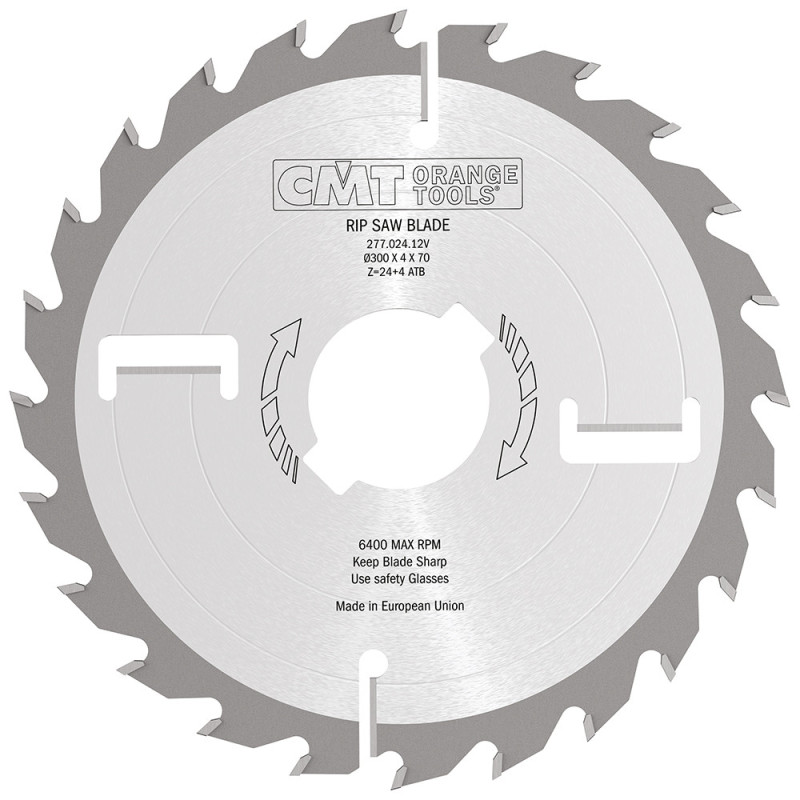 277.024.12V Piła tarcza do wielopił o grubym zębie CMT