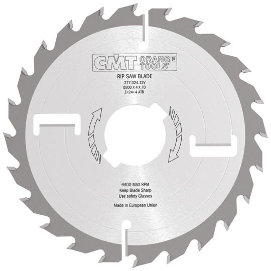 277.024.12V Piła tarcza do wielopił o grubym zębie CMT