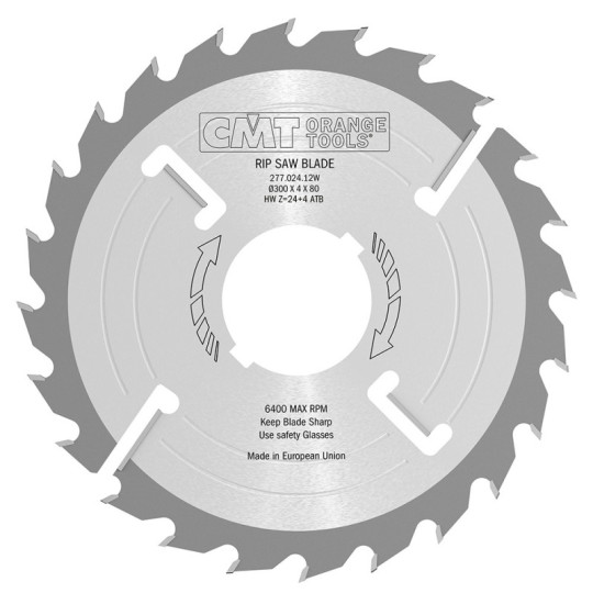 277.024.12W Piła tarcza do wielopił o grubym zębie CMT