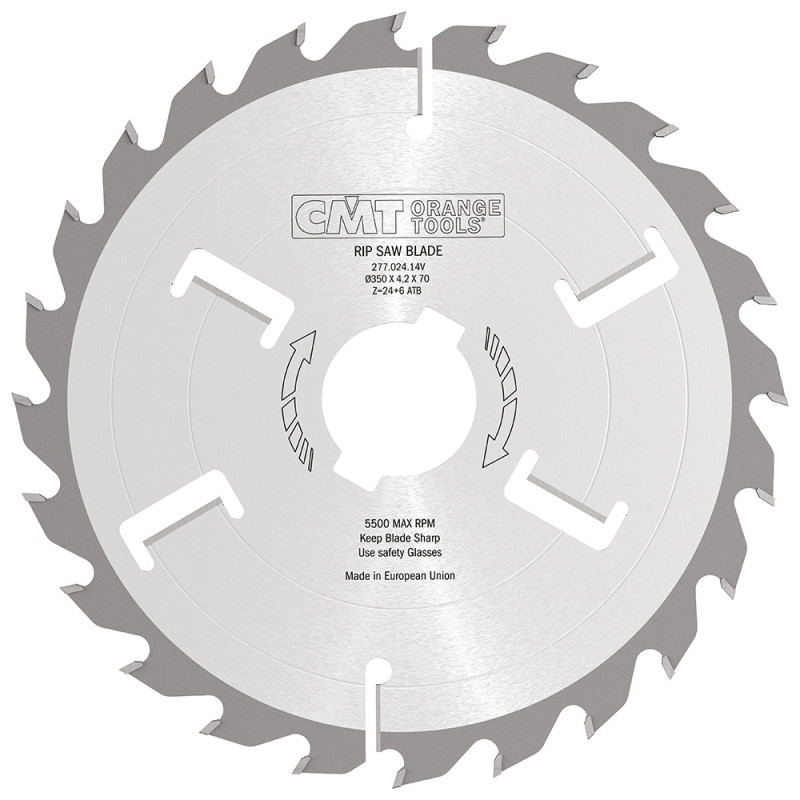 277.024.14V Piła tarcza do wielopił o grubym zębie CMT