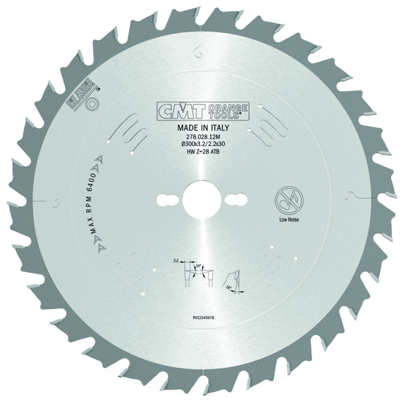 278.028.12M Piła tarcza do wielopił z ogranicznikiem posuwu CMT