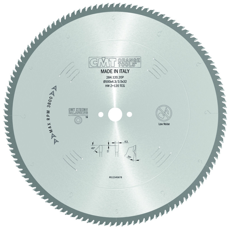 284.120.20P Piła tarcza do materiał&oacute;w nieżelaznych oraz plastiku CMT
