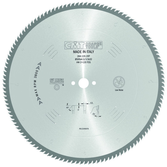 284.120.20P Piła tarcza do materiał&oacute;w nieżelaznych oraz plastiku CMT