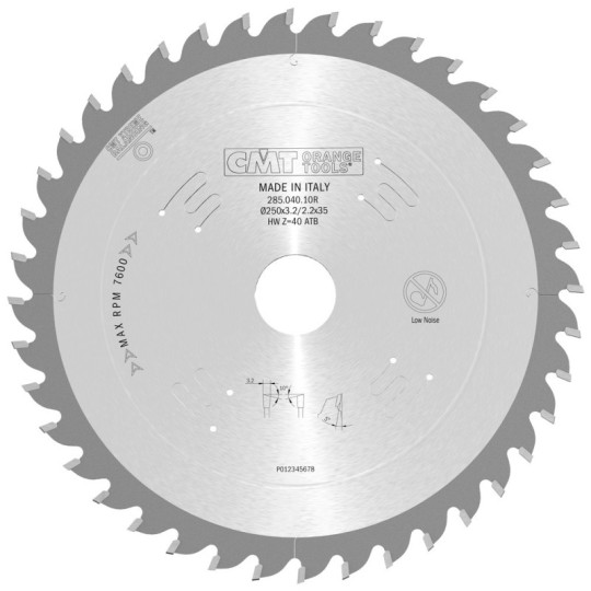 285.040.10R Piła tarcza do cięcia wzdłużnego CMT