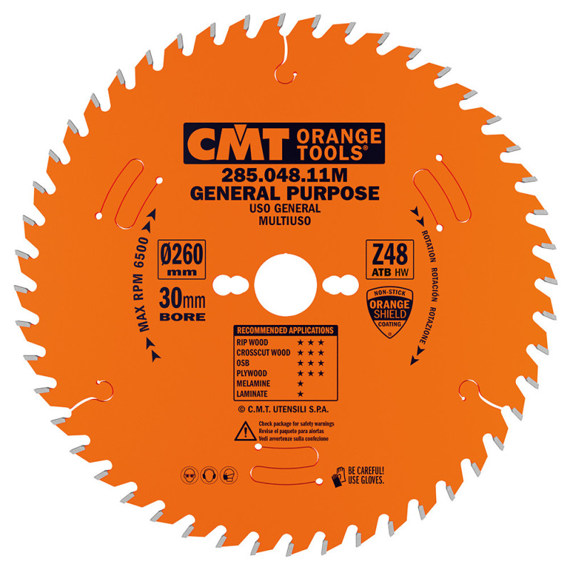 285.048.11M Piła tarcza do cięcia poprzecznego i wzdłużnego CMT