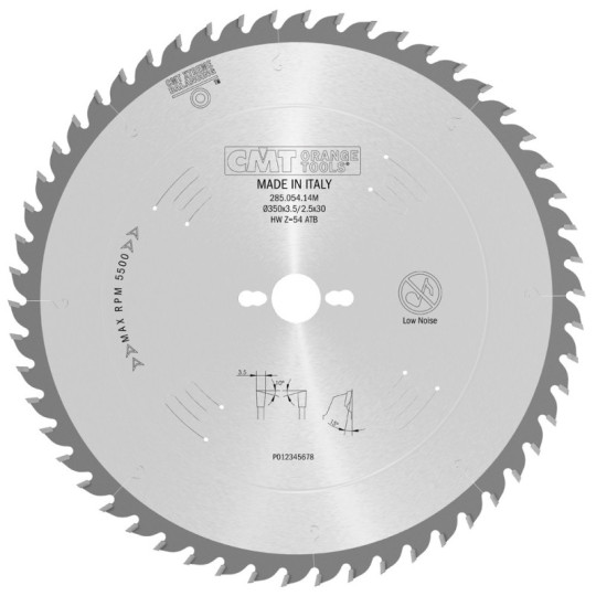 285.054.14M Piła tarcza do cięcia poprzecznego i wzdłużnego CMT