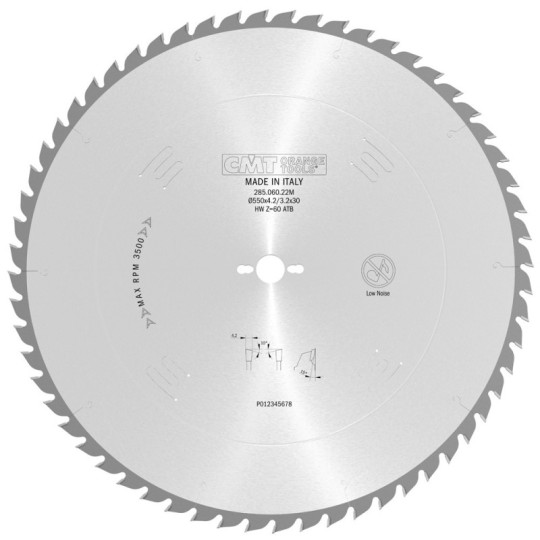 285.060.22M Piła tarcza do cięcia poprzecznego i wzdłużnego CMT