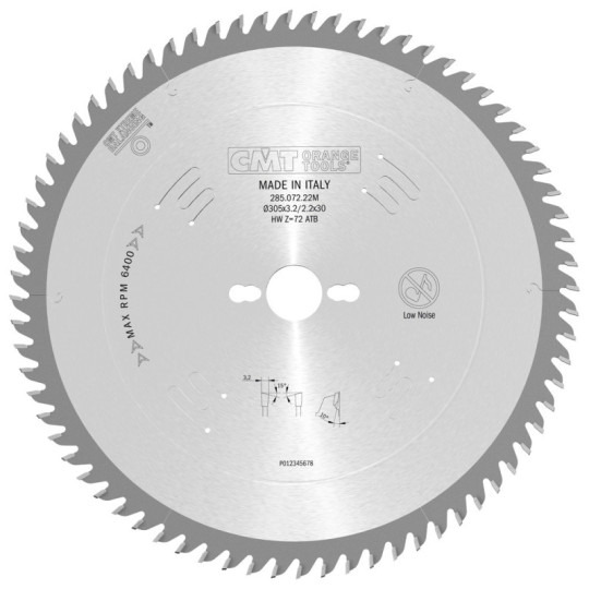 285.072.22M Piła tarcza wykończeniowa CMT
