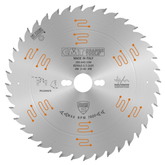 285.640.10M Piła HM D-250 F-30 Z-40K-3,2/2,2COMBI3 CMT
