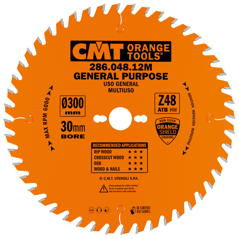 286.048.12M Piła tarcza HM D-300 Z-48 F-30 K/P-3,2/2,2 mm CMT