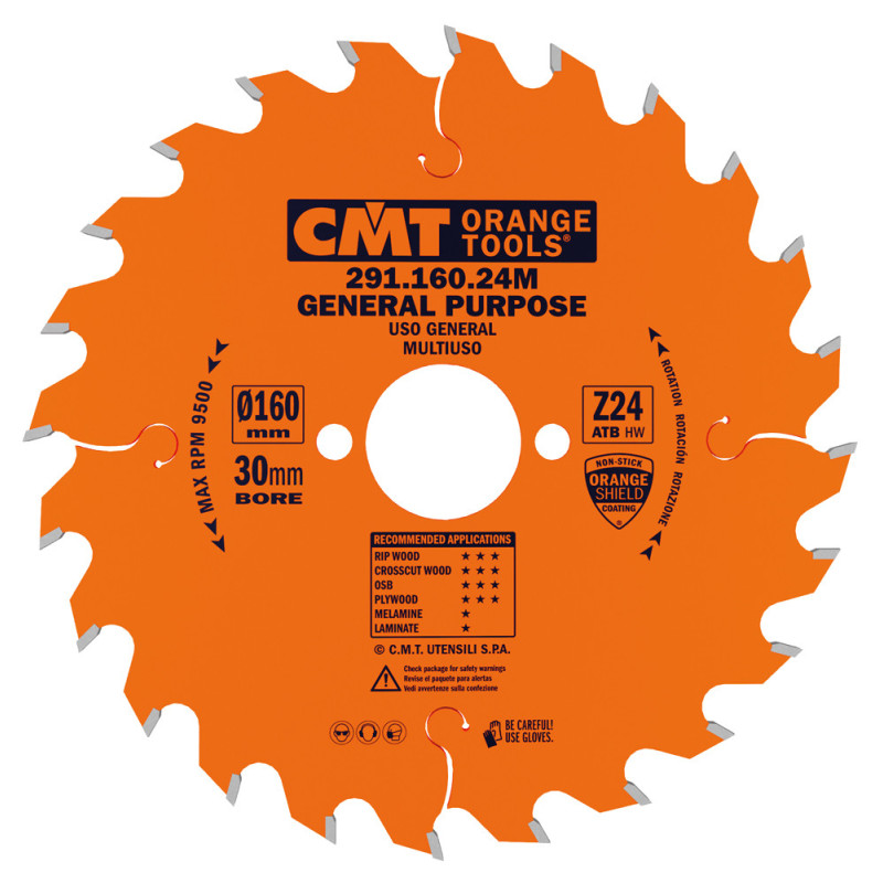 291.160.24M Piła tarcza uniwersalna do elektronarzędzi CMT