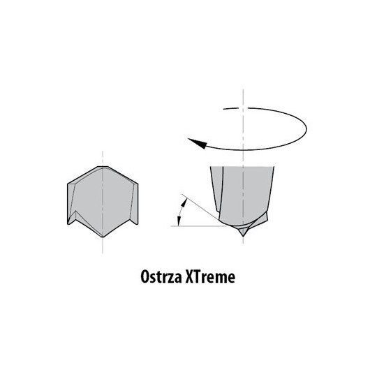 Wiertło Xtreme nieprzelotowe