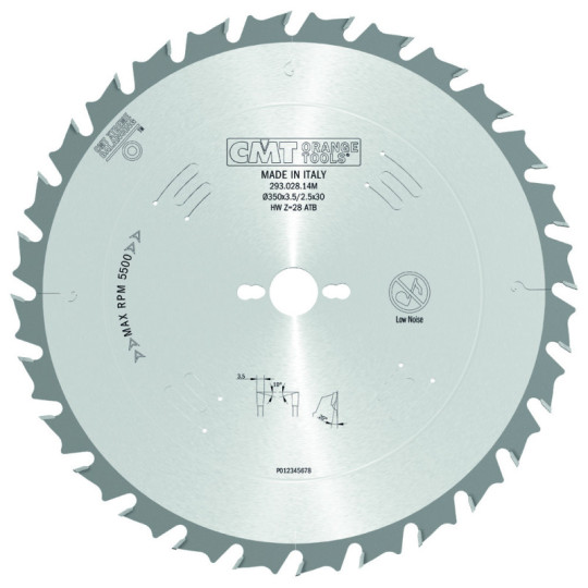 293.028.14M Piła tarcza do cięcia wzdłużnego CMT