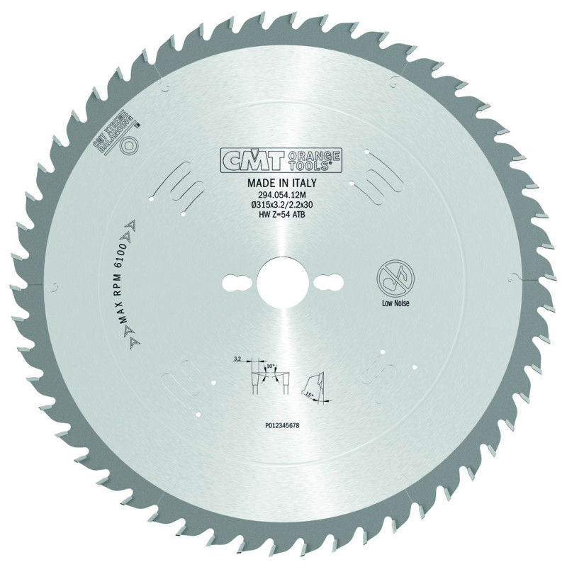 294.054.12M Piła tarcza do cięcia poprzecznego i wzdłużnego CMT