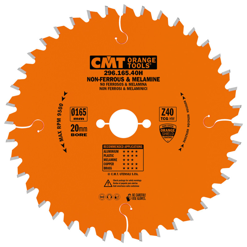 296.165.40H Piła tarcza HW D-165 F-20 Z-40 K-2,2/1,6 CMT