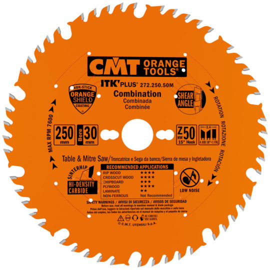 272.250.50M Piła ITK D-250, F-30, Z-50, K-2,4/1,6, 15&deg;, 4xATB + 1 PR CMT