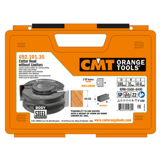 692.101.35 Głowica prosta bez ogranicznik&oacute;w CMT