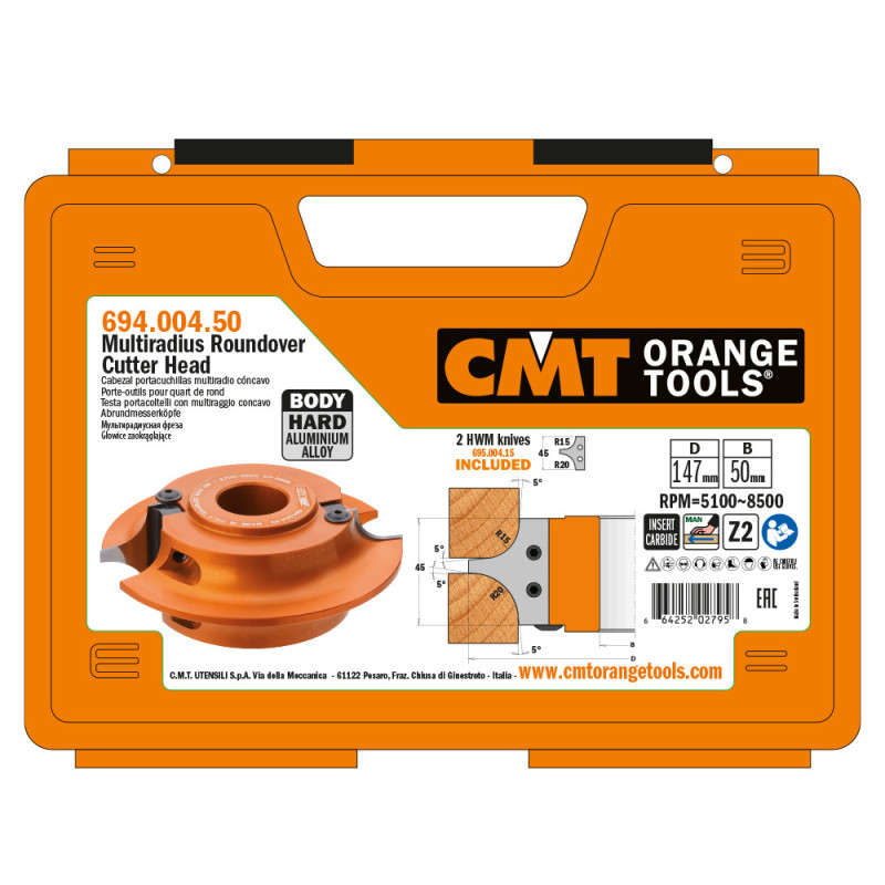 694.004.50 Głowica zaokrąglająca CMT
