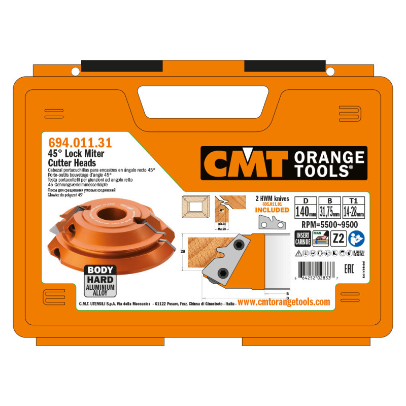 694.011.31 Głowica do połączeń 45 stopni CMT