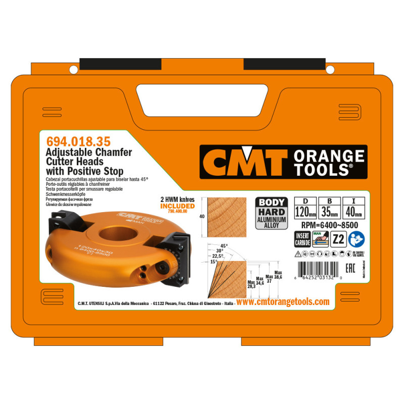 694.018.35 Głowica do skos&oacute;w regulowana CMT