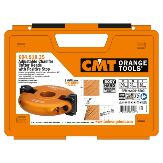 694.018.35 Głowica do skos&oacute;w regulowana CMT
