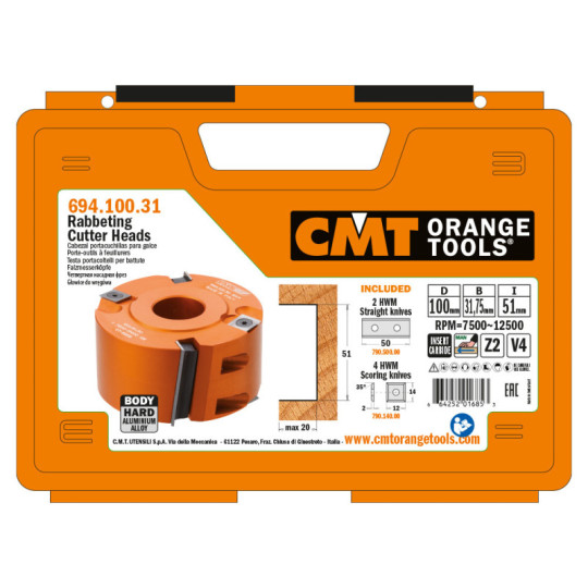 694.100.31 Głowica do wręg&oacute;w CMT