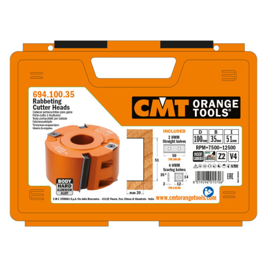 694.100.35 Głowica do wręg&oacute;w CMT