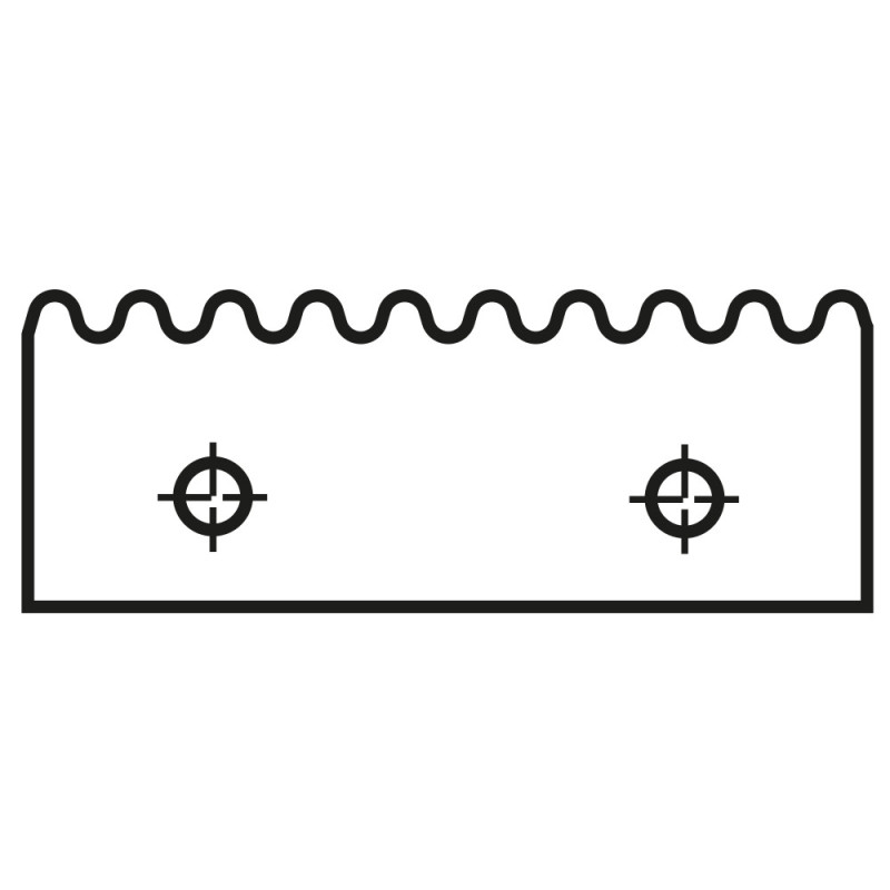 695.008.01 Para nożyk&oacute;w 49,6x11,9x1,5 do 694.008 CMT