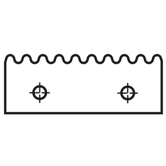 695.008.01 Para nożyk&oacute;w 49,6x11,9x1,5 do 694.008 CMT