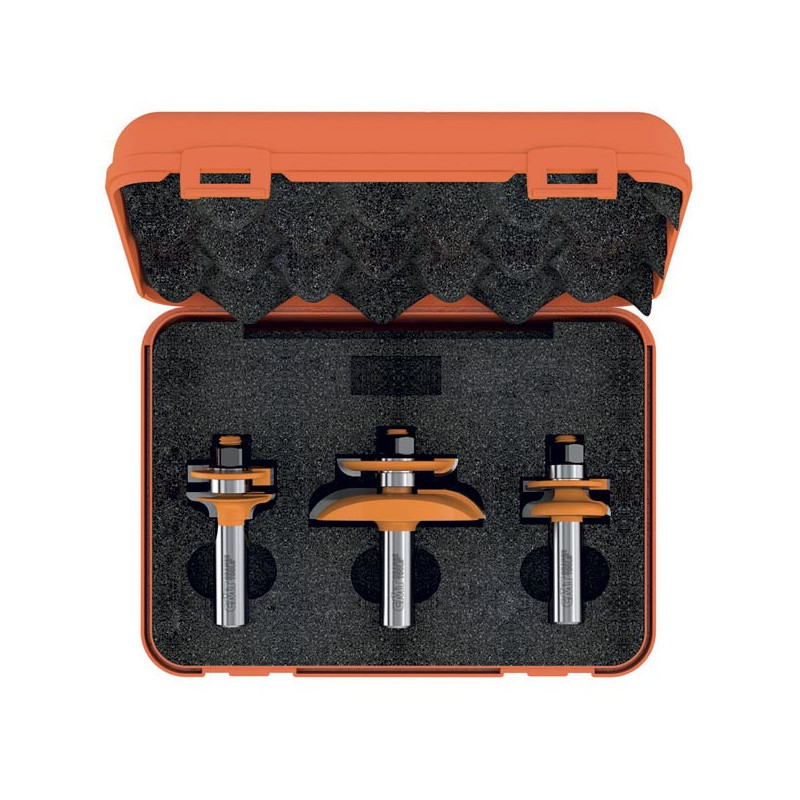 900.522.11 Zestaw frez&oacute;w do drzwi płycin i ramiak&oacute;w CMT