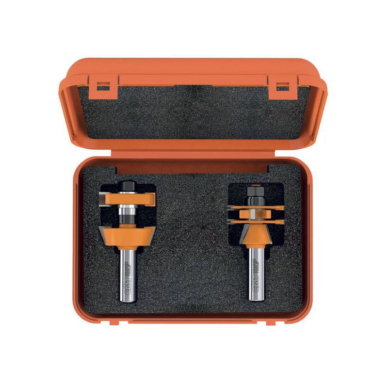 900.624.11 Zestaw frez&oacute;w regulowanych do połączenia pi&oacute;ro-wpust CMT