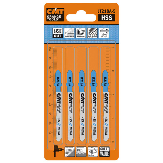 JT218A-5 Brzeszczot do metalu 5 szt. CMT