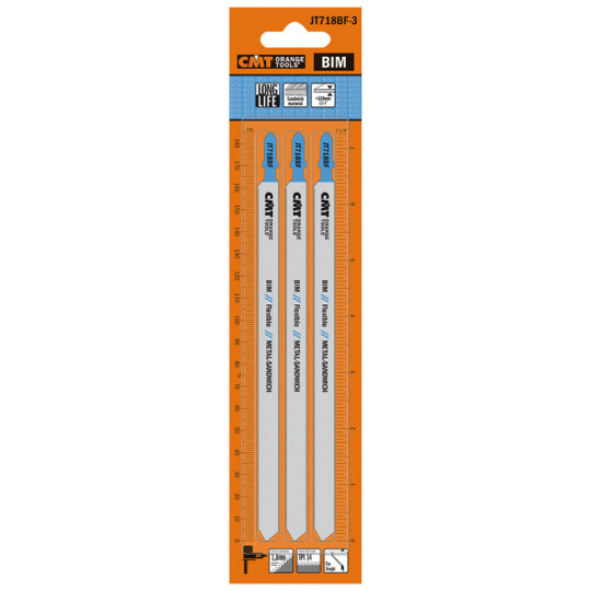 JT718BF-3 Brzeszczot do drewna 3 szt. CMT
