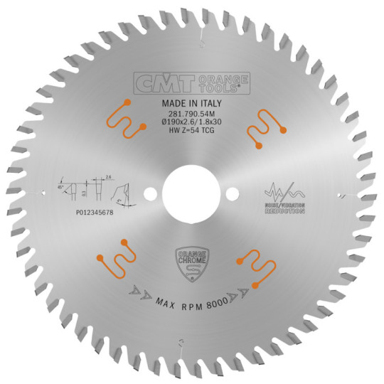 281.790.54M Piła HM D190 K2,6/1,8 F30 Z54 TCG POS CMT
