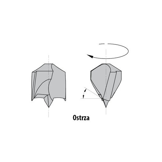 Wiertło nieprzelotowe długie Wiertło nieprzelotowe długie