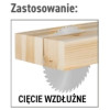 293.028.22M Piła tarcza do cięcia wzdłużnego CMT