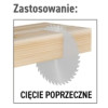 274.080.10M Piła tarcza do cięcia poprzecznego CMT
