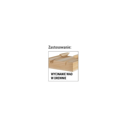 240.004.04 Frez do wycinania wad drewna CMT