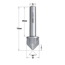 Pogłębiacz VHM 90 stopni