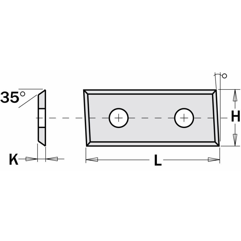 Płytka HM 28,3x12x1,5mm KCR08 4-ostrz. ITA TOOLS 1283127