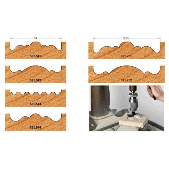Wiertło kształtowe „ROSETTE” Wiertło kształtowe „ROSETTE”