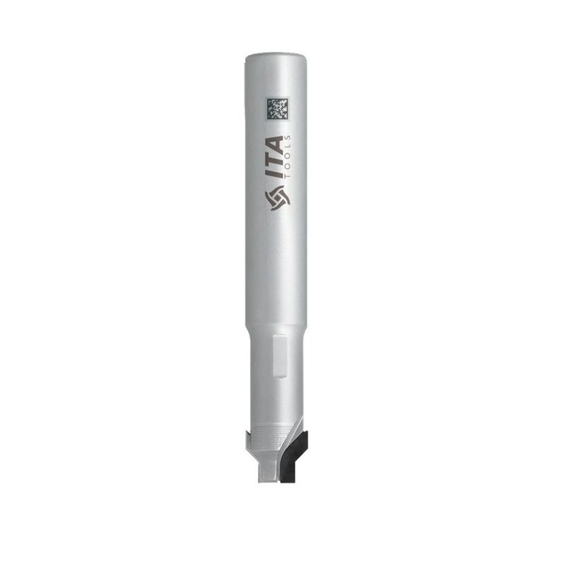 FDT.12.006.12.1SR Frez diamentowy Z2 do cięcia w materiałach typu ETALBOND A2 D-12 D1-6 I-6,5 L-80 S-12 &alpha;-45&deg; ITA TOOLS