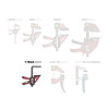 P52103 Ścisk stołowy QUICK T-Track 22 cm do szyny, listwy prowadzącej PIHER 22 cm