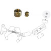 P34059 Adapter gwintu 58-38-18 do uchwytu unwiersalnego P34061, P34058, P34063 - PIHER