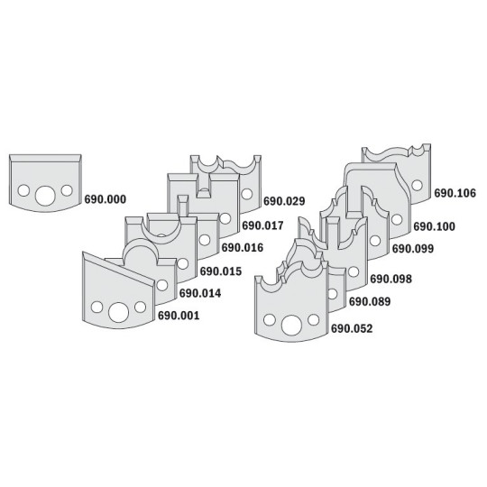 Zestaw multiprofilowy CMT 692.013.02 Zestaw multiprofilowy CMT 692.013.02