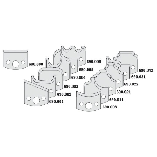 Zestaw multiprofilowy CMT 692.013.07 Zestaw multiprofilowy CMT 692.013.07