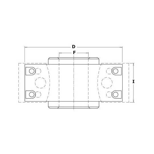 Głowica prosta z ogranicznikami Głowica prosta z ogranicznikami