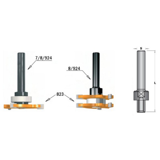 Trzpień do ostrzy piłkowych Trzpień do ostrzy piłkowych